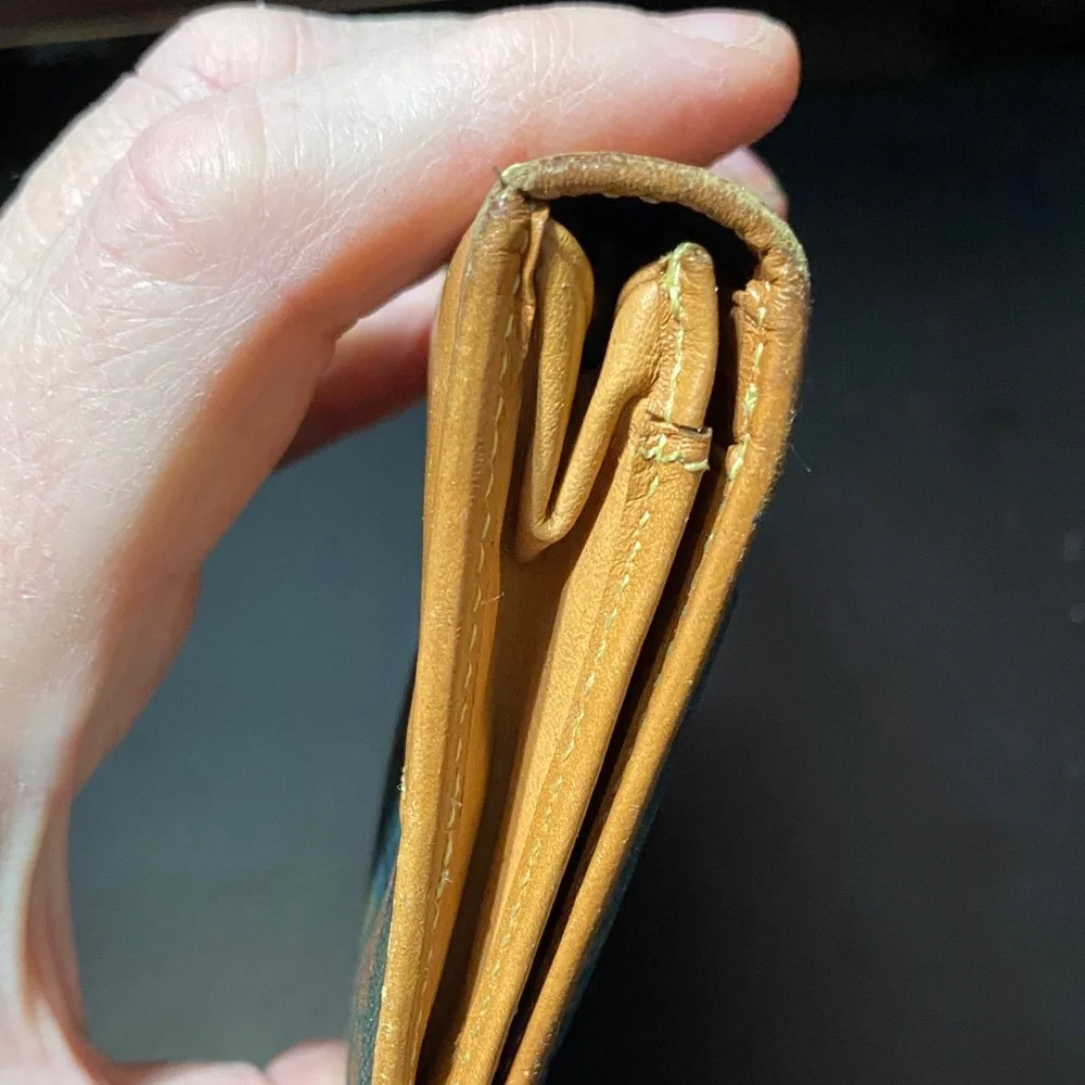 Vintage Vincent Van Gogh Tan and Multicolor Wallet